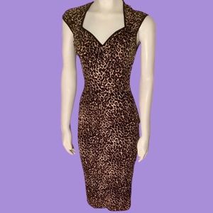 PINUP COUTURE leopard wiggle dress